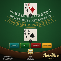 BetAlice - Blackjack Table Game - Strategy Game