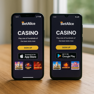 BetAlice Mobile Apps - iOS and Android